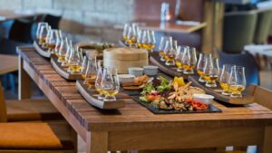 Amber Restaurant food and whisky pairings