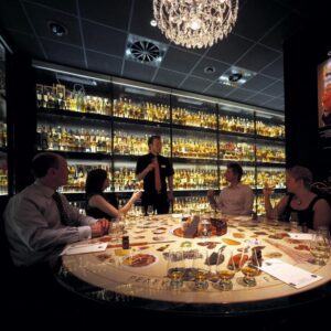 Whisky tasting within one of the world's largest collections of Scotch whisky