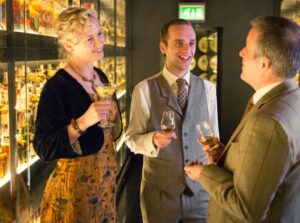 Tasting in the Scotch whisky collection - guests enjoy a dram and whisky cocktail
