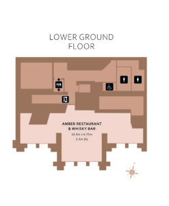 Amber Restaurant Floorplan