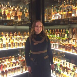 Claire Crerand pictured in the Whisky Collection