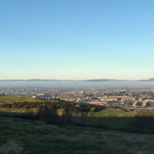 View of Edinburgh from Braid Hills.