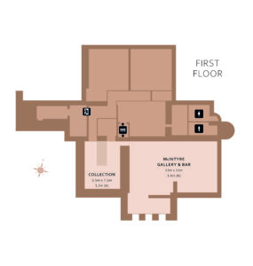 McIntyre Gallery and Collection Floorplan