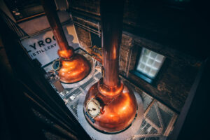 Holyrood Distillery pot stills