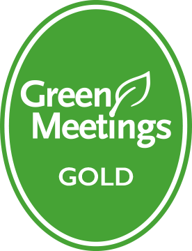 Gold Green Meetings logo
