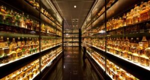 One of the world's largest collections of Scotch whisky at The Scotch Whisky Experience in Edinburgh