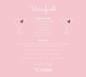 Uiscafaidh Cocktail Recipe - Amber Whisky Bar