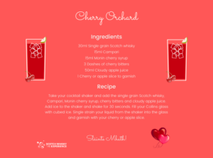 Cherry Orchard Cocktail - Amber Whisky Bar - Website Tile